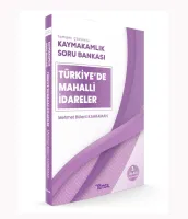 Kaymakamlık Soru Bankası Türkiye'de Mahalli İdareler