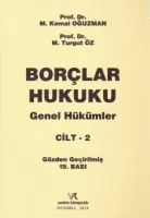 Borçlar Hukuku Genel Hükümler Cilt 2 ( 19.BASKI )