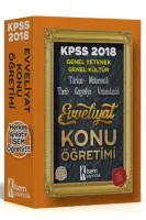 Evveliyat KPSS Genel Yetenek Genel Kültür Konu Anlatımlı Modüler Set 2018