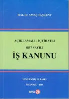 4857 Sayılı İş Kanunu