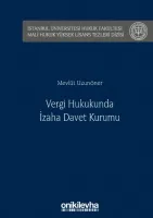 Vergi Hukukunda İzaha Davet Kurumu