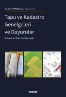 Tapu ve Kadastro Genelgeleri ve Duyurular