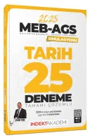 2025 MEB-AGS Simülasyonu Tarih 25 Deneme Çözümlü