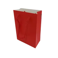 Kırmızı Karton Çanta 10x14x5 cm.