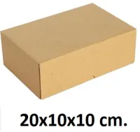 Kilitli Karton Kutu 20x10x10 cm.