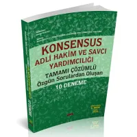 KONSENSUS Hakim ve Savcı Yardımcılığı 10 Deneme 8.BASKI