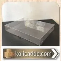 Asetat Kapaklı Asetat Kutu 15x20x3 cm Ölçülü