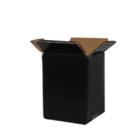 Tek Oluklu Siyah Kutu 3x3x4 cm.