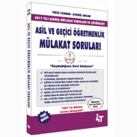 ASİL VE GEÇİCİ ÖĞRETMENLİK MÜLAKAT SORULARI