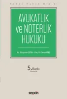 Avukatlık ve Noterlik Hukuku