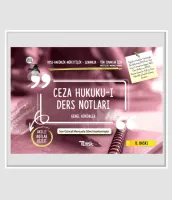 CEZA HUKUKU - I GENEL HÜKÜMLER