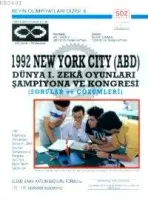 1992 Newyork Cıty Dünya I. Zekâ Oyunları Şampiyona ve Kogresi