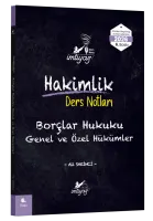İMTİYAZ Borçlar Hukuku (Genel Hükümler-Özel Hükümler) Ders Notları
