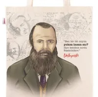 Askılı Bez Çanta - Dostoyevski