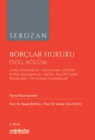 Borçlar Hukuku Özel Bölüm
