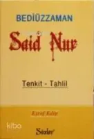 Bediüzzaman Said Nur / Tenkid - Tahlil (Cep Boy)