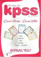 KPSS Genel Yetenek-Genel Kültür