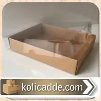 Altı Kraft Üstü Asetat Yasin Kutusu 12x15x3 cm