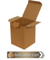 Kilitli Kraft Kutu 12x12x16 cm.