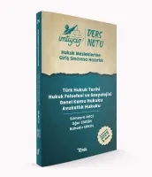 İMTİYAZ Türk Hukuk Tarihi - Hukuk Felsefesi ve Sosyolojisi - Genel Kamu Hukuku - Avukatlık Hukuku Ders Notları