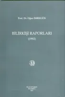 Bilirkişi Raporları 1992