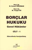 BORÇLAR HUK GENEL HÜK C.1 23.B 2025 KEMAL OĞUZMAN