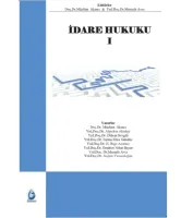 İDARE HUKUKU 1