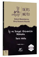 İMTİYAZ HMGS İş ve Sosyal Güvenlik Hukuku Ders Notu
