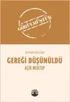 Gereği Düşünüldü : Açık Mektup