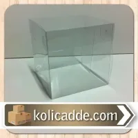 Asetat Şeffaf Kutu 10x10x12 cm.