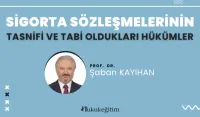 Sigorta Sözleşmelerinin Tasnifi ve Tabi Oldukları Hükümler Video Eğitimi