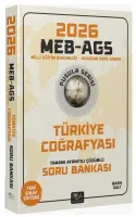 MEB-AGS Türkiye Coğrafyası Soru Bankası Çözümlü Pusula Serisi