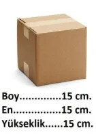 Tek Oluklu Karton Kutu 15x15x15 cm.