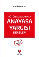 Anayasa Yargısı Dersleri