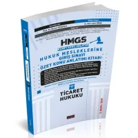 HMGS Özet Konu Anlatımı Ticaret Hukuku 2.BASKI