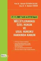 Milletlerarası Özel Hukuk ve Usul Hukuku Hakkında Kanun