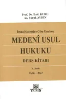 MEDENÎ USUL HUKUKU (DERS KİTABI) 8.BASKI