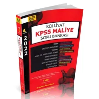 Külliyat KPSS Maliye Soru Bankası