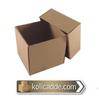 Kapaklı Kraft Kutu 8x8x8 cm.