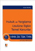 Hukuk ve Yargılama Usulüne İlişkin Temel Kanunlar