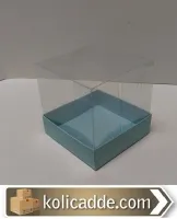 Asetat Kapaklı Kutu 10x10x12 cm