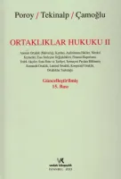 ORTAKLIKLAR HUKUKU - II -/ POROY - TEKİNALP / 2023