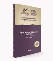 İMTİYAZ HMGS İş ve Sosyal Güvenlik Hukuku Ders Notu