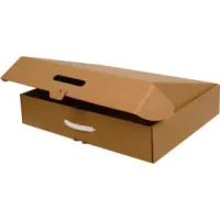 Çift Oluklu 58x36x10,5 cm. Kilitli Kulplu Kutu