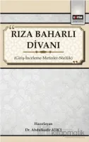 Rıza Baharlı Divanı