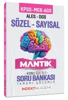 KPSS MEB-AGS ALES DGS Sözel-Sayısal Mantık Konu Özetli Soru Bankası Çözümlü İ