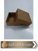 Kraft Kapaklı Kutu 8x8x3,5 cm