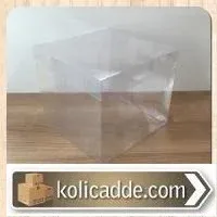 Şeffaf Asetat Kutu Büyük Boy 20x20x15 cm