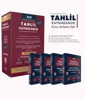 TAHLİL Kaymakamlık Sınavına Hazırlık Konu Anlatım Seti