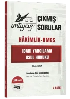 İmtiyaz İdari Yargılama Usul Hukuku - Çıkmış Sorular